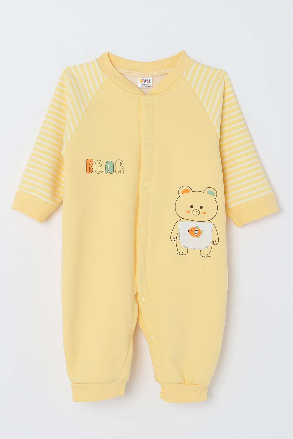 Character-Print-Blended-Fabric-Round-Neck-Infant-Boys-Nightsuit