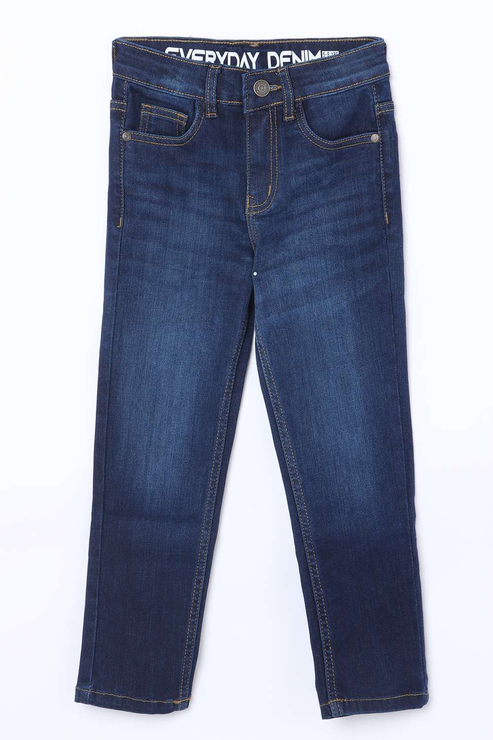 Solid-Denim-Regular-Fit-Boys-Jeans