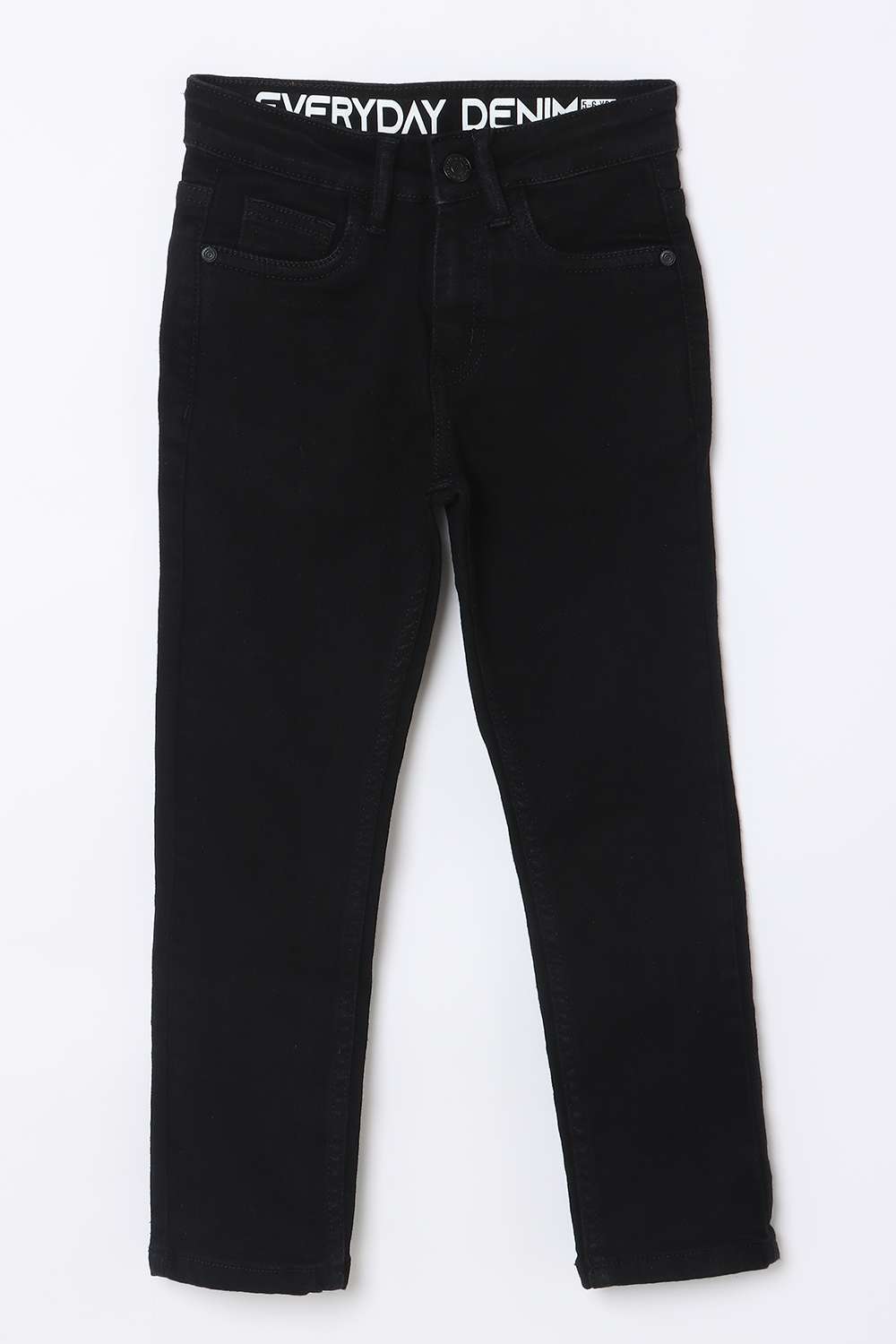 Solid-Denim-Regular-Fit-Boys-Jeans