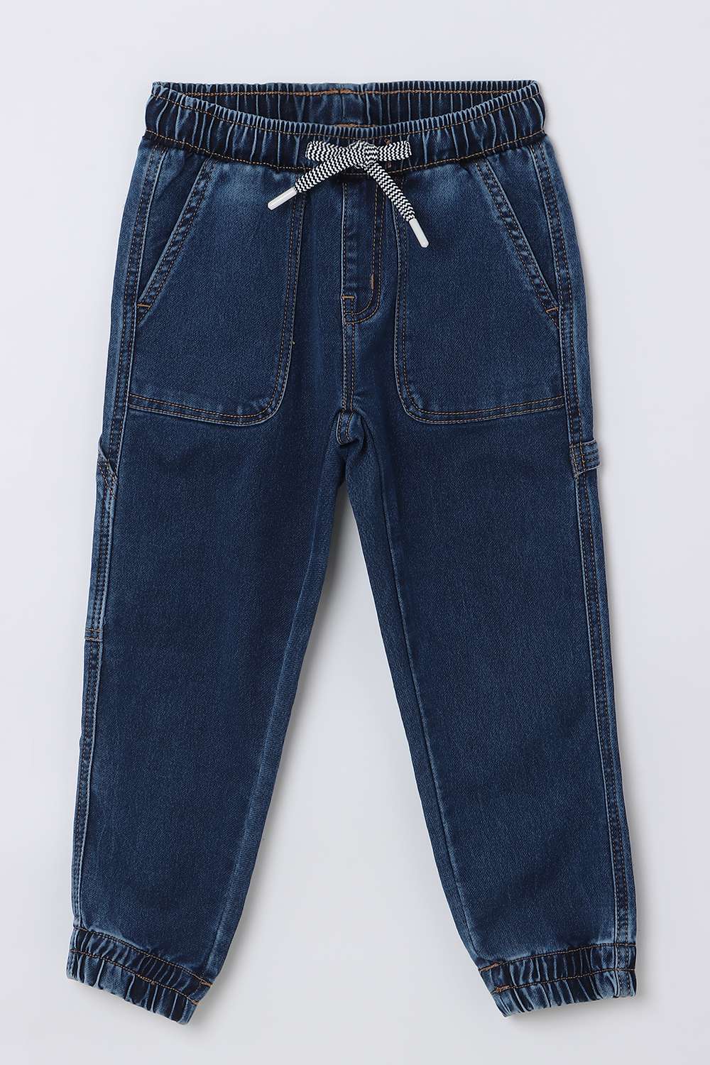 Solid-Denim-Tapered-Fit-Boys-Jeans