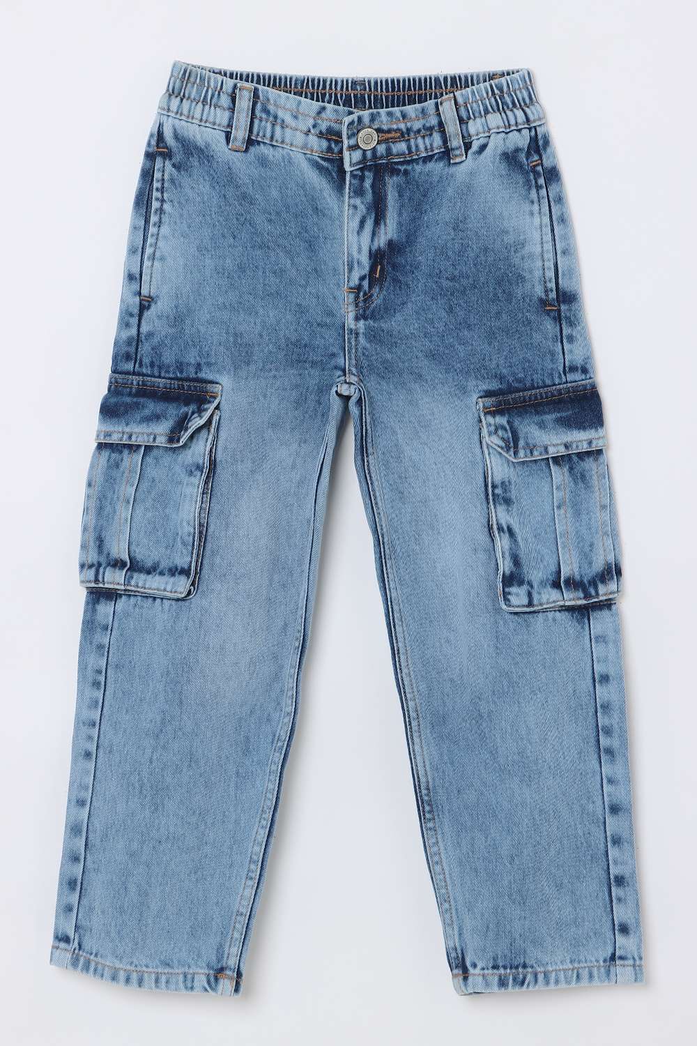 Blended-Fabric-Regular-Fit-Boys-Jeans