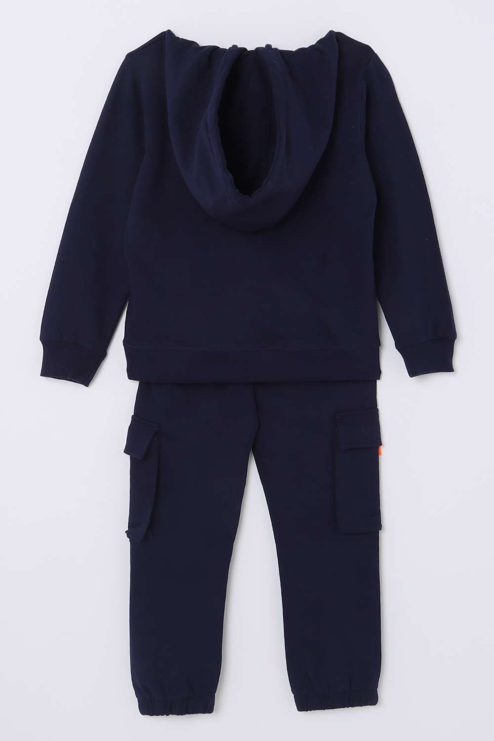 Graphic-Print-Blended-Fabric-Hooded-Boys-Clothing-Set