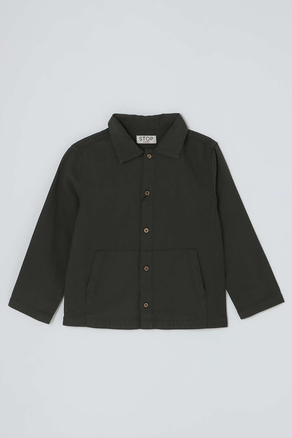 Solid-Blended-Fabric-Boys-Shirt