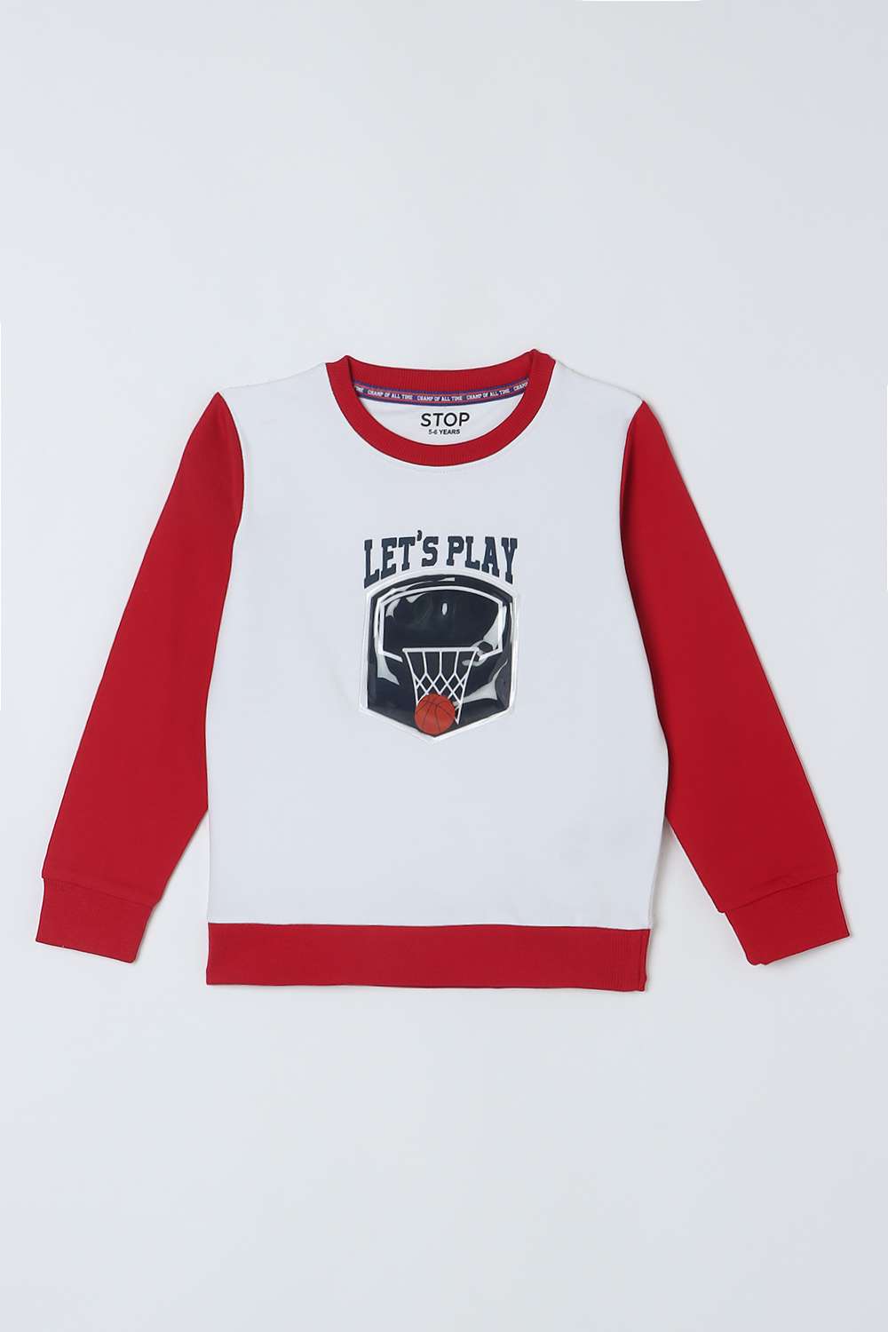 Solid-Blended-Fabric-Round-Neck-Boys-Sweatshirt