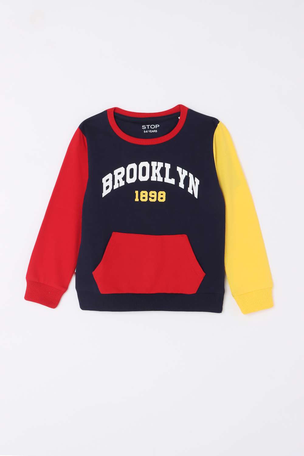 Solid-Cotton-Round-Neck-Boys-Sweatshirt