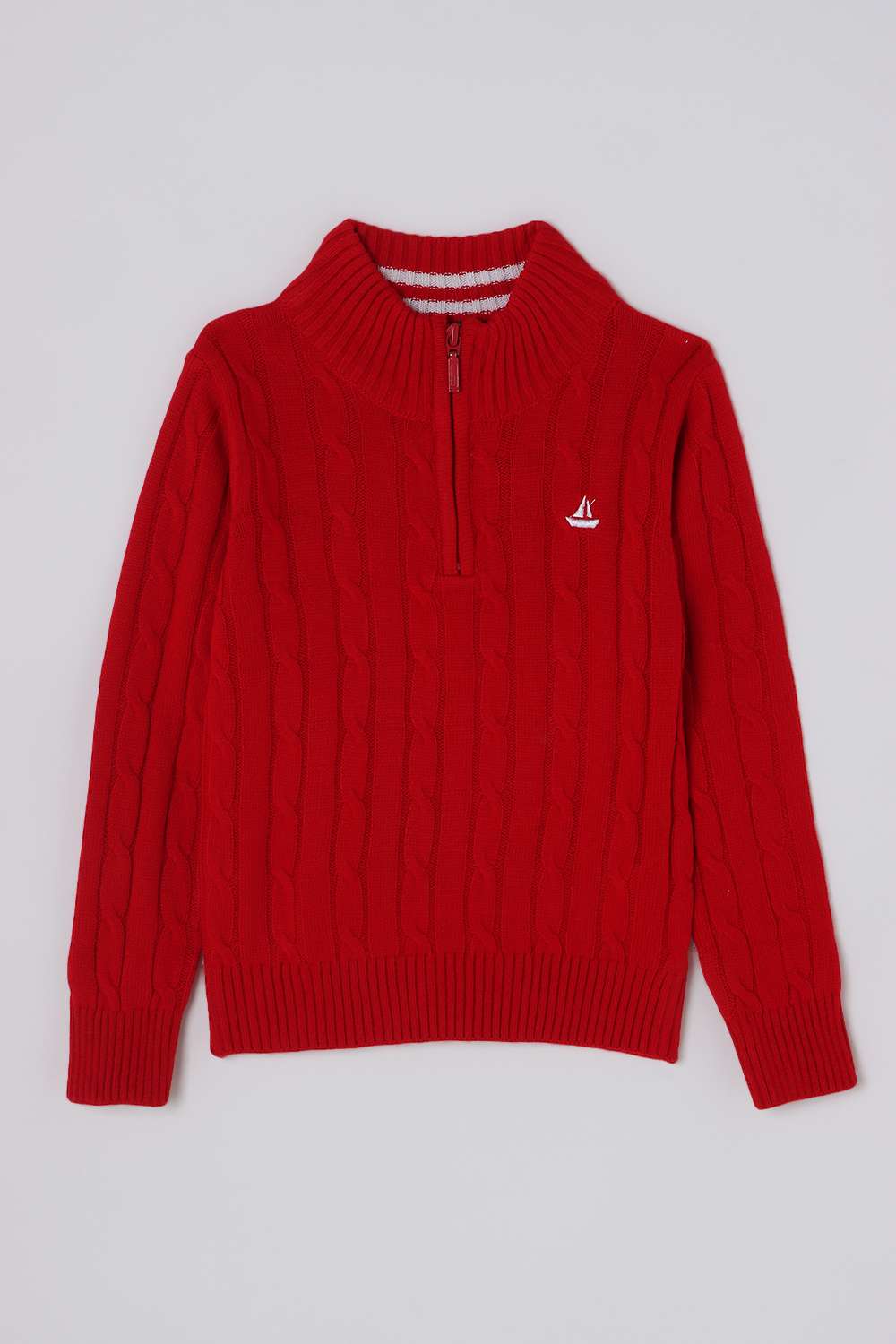 Solid-Acrylic-High-Neck-Boys-Casual-Wear-Sweater