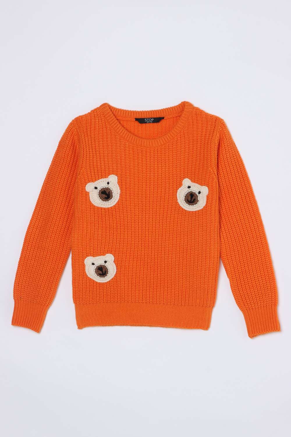 Solid-Acrylic-Round-Neck-Boys-Sweater
