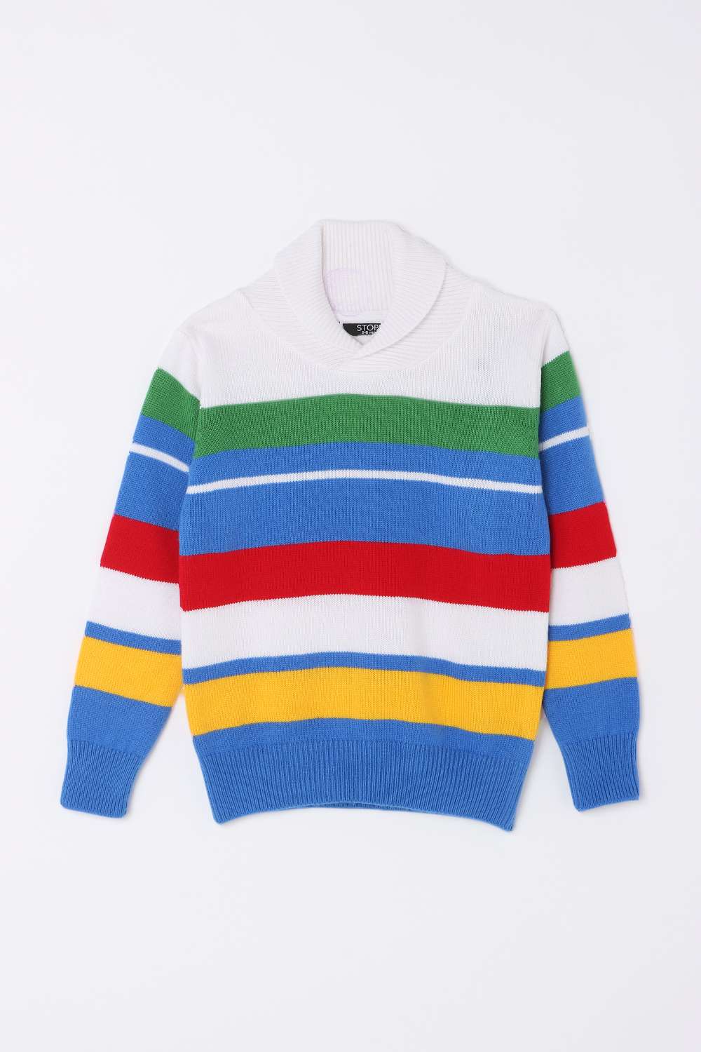 Solid-Acrylic-Shawl-Boys-Sweater