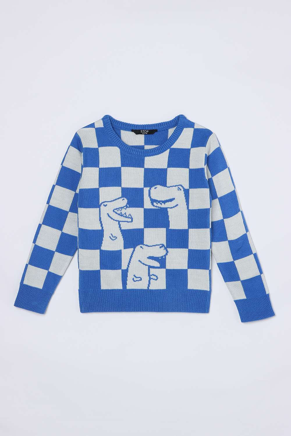 Solid-Acrylic-Round-Neck-Boys-Sweater