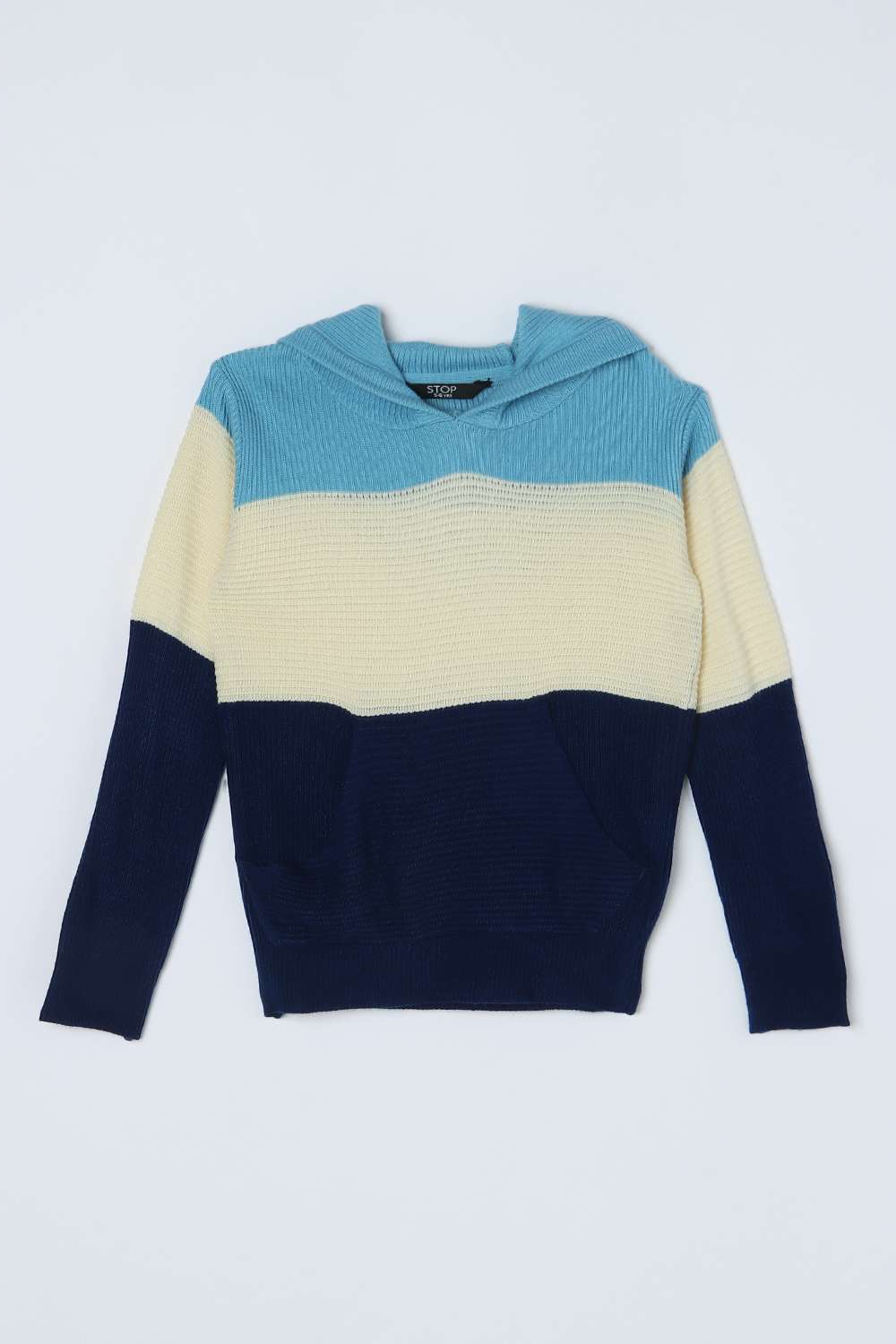 Color-Block-Acrylic-Hooded-Boys-Sweater