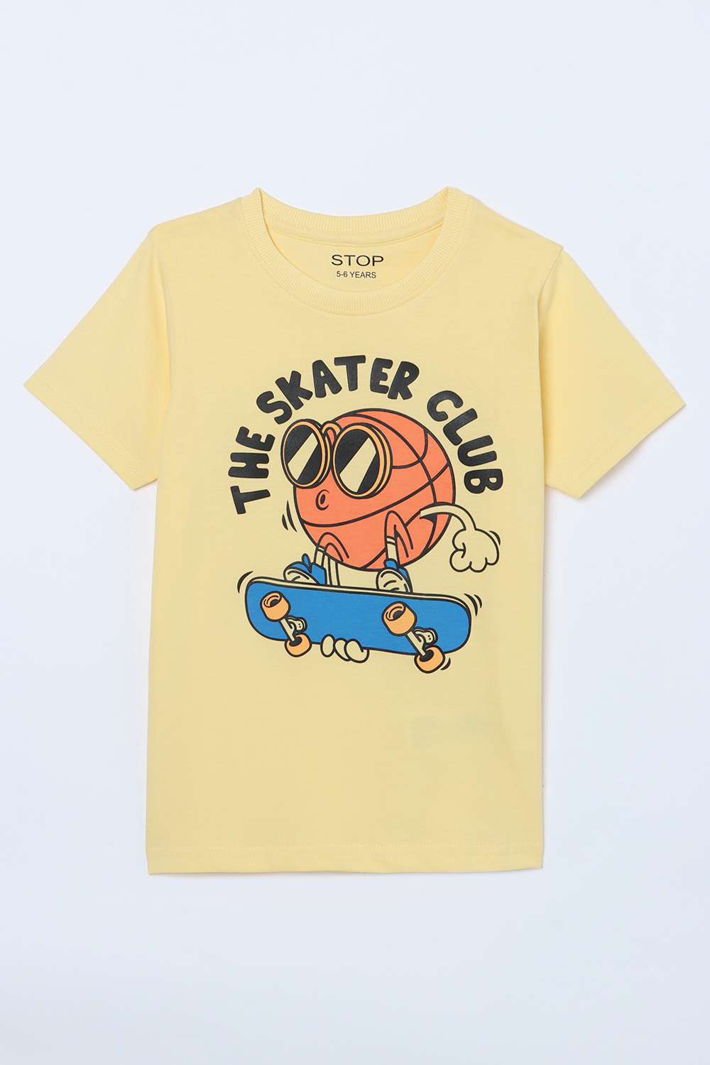 Graphic-Print-Cotton-Round-Neck-Boys-T-Shirt