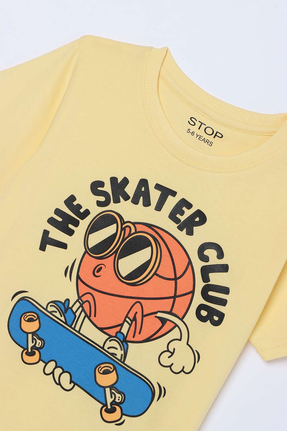 Graphic-Print-Cotton-Round-Neck-Boys-T-Shirt