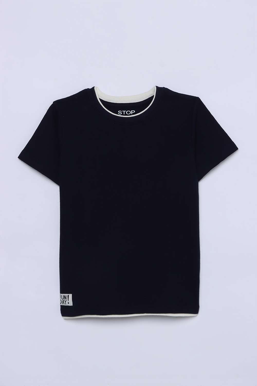 Solid-Cotton-Round-Neck-Boys-T-Shirt
