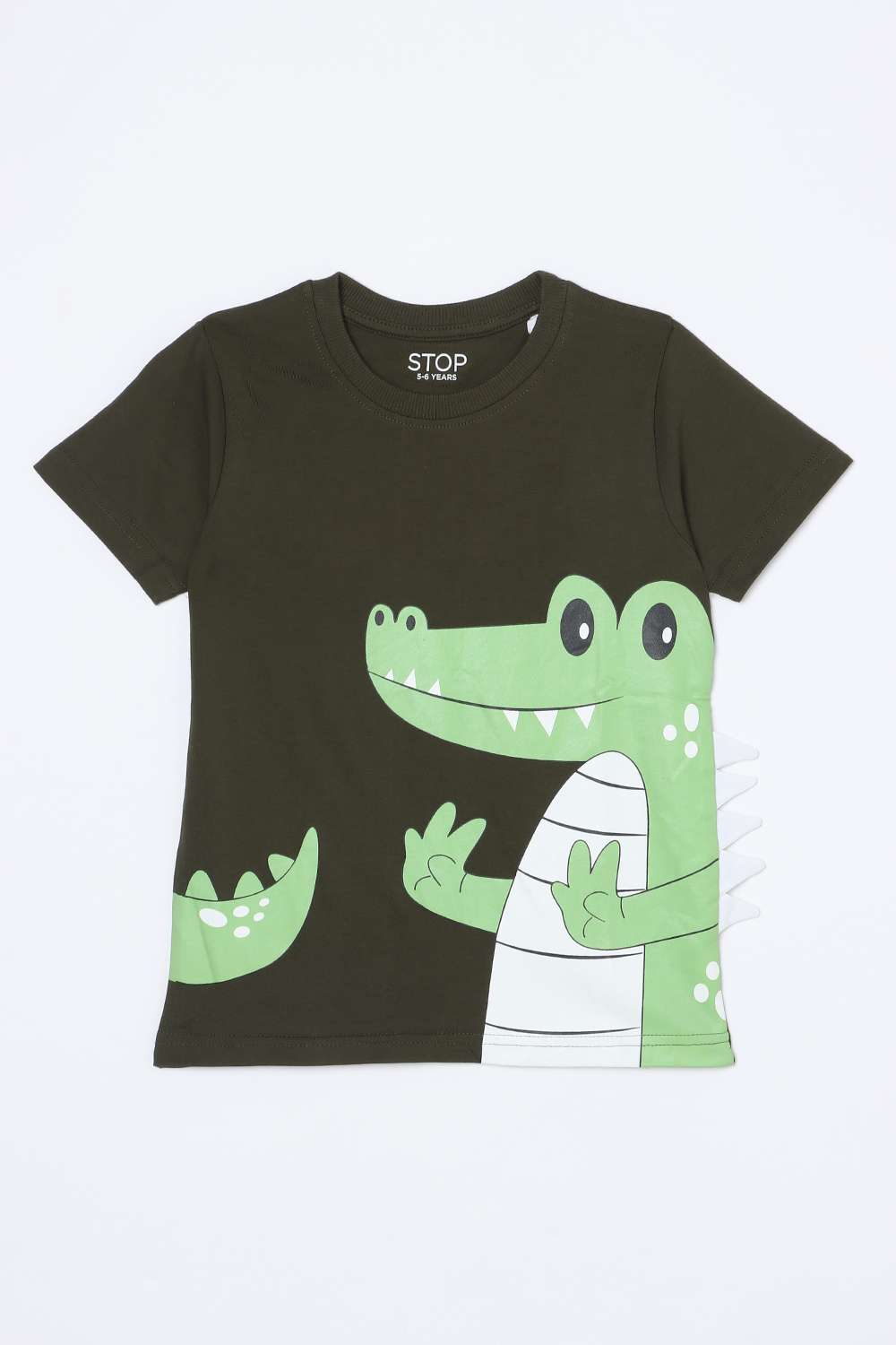 Graphic-Print-Cotton-Round-Neck-Boys-T-Shirt