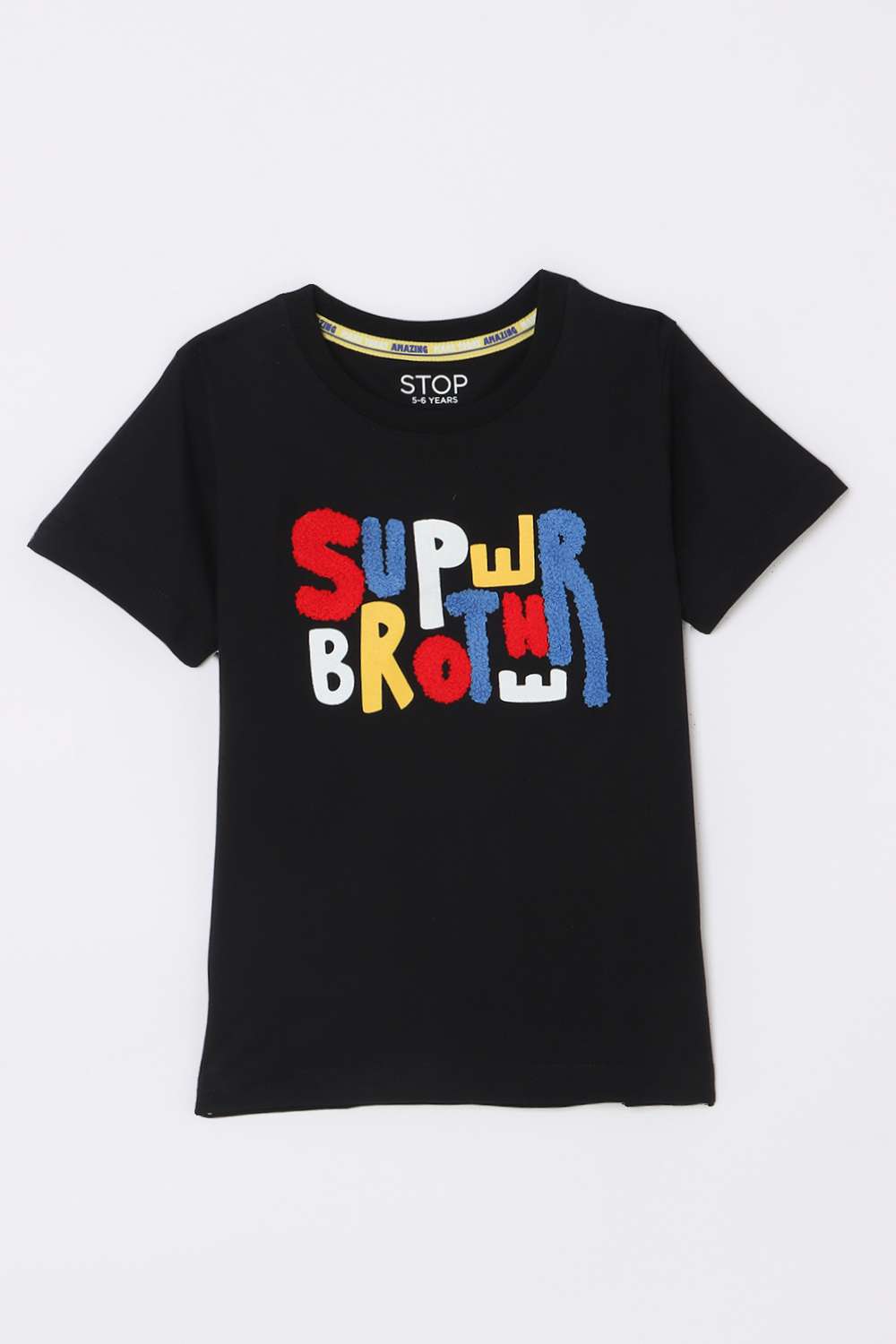 Graphic-Print-Cotton-Round-Neck-Boys-T-Shirt