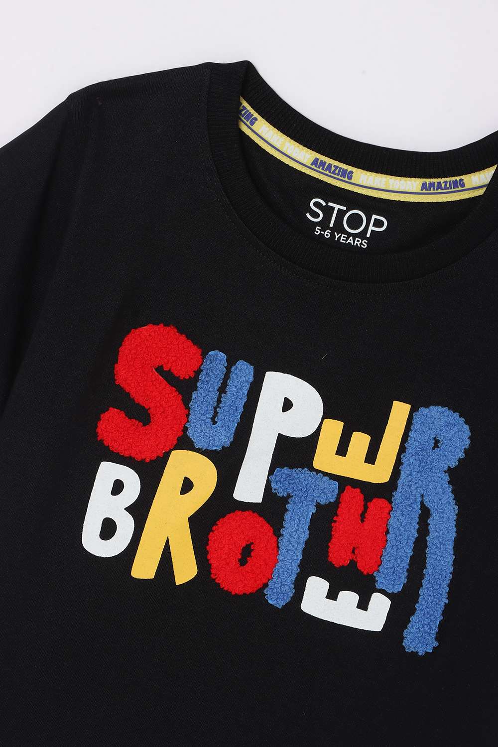 Graphic-Print-Cotton-Round-Neck-Boys-T-Shirt