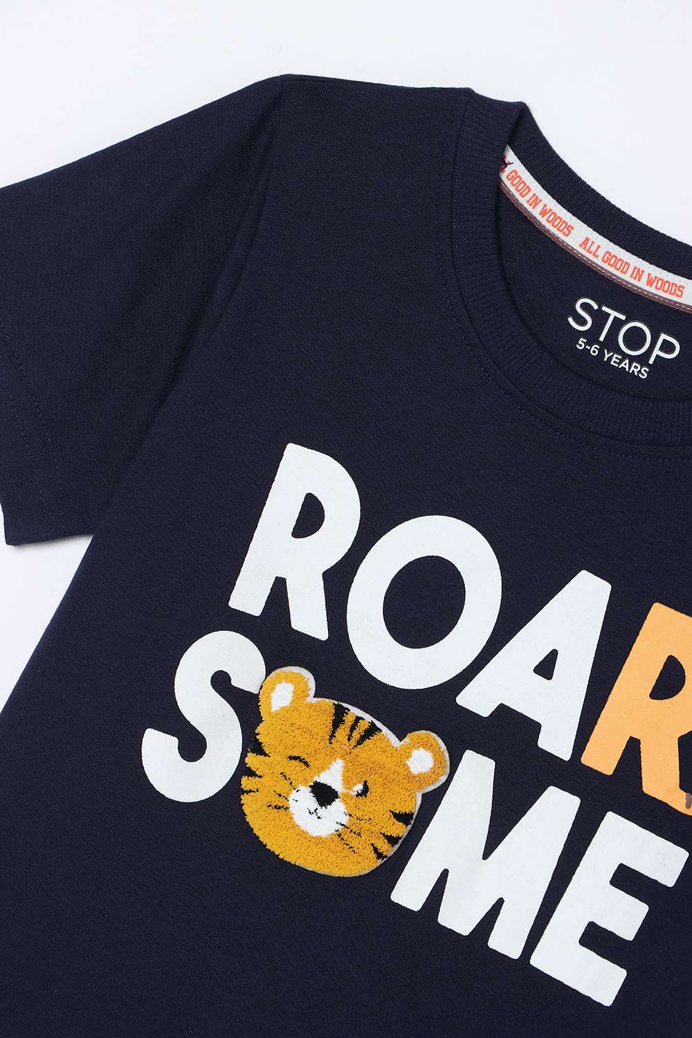 Graphic-Print-Cotton-Round-Neck-Boys-T-Shirt