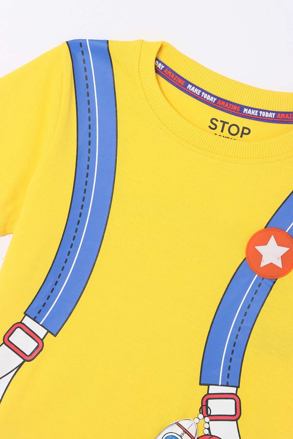 Graphic-Print-Cotton-Round-Neck-Boys-T-Shirt