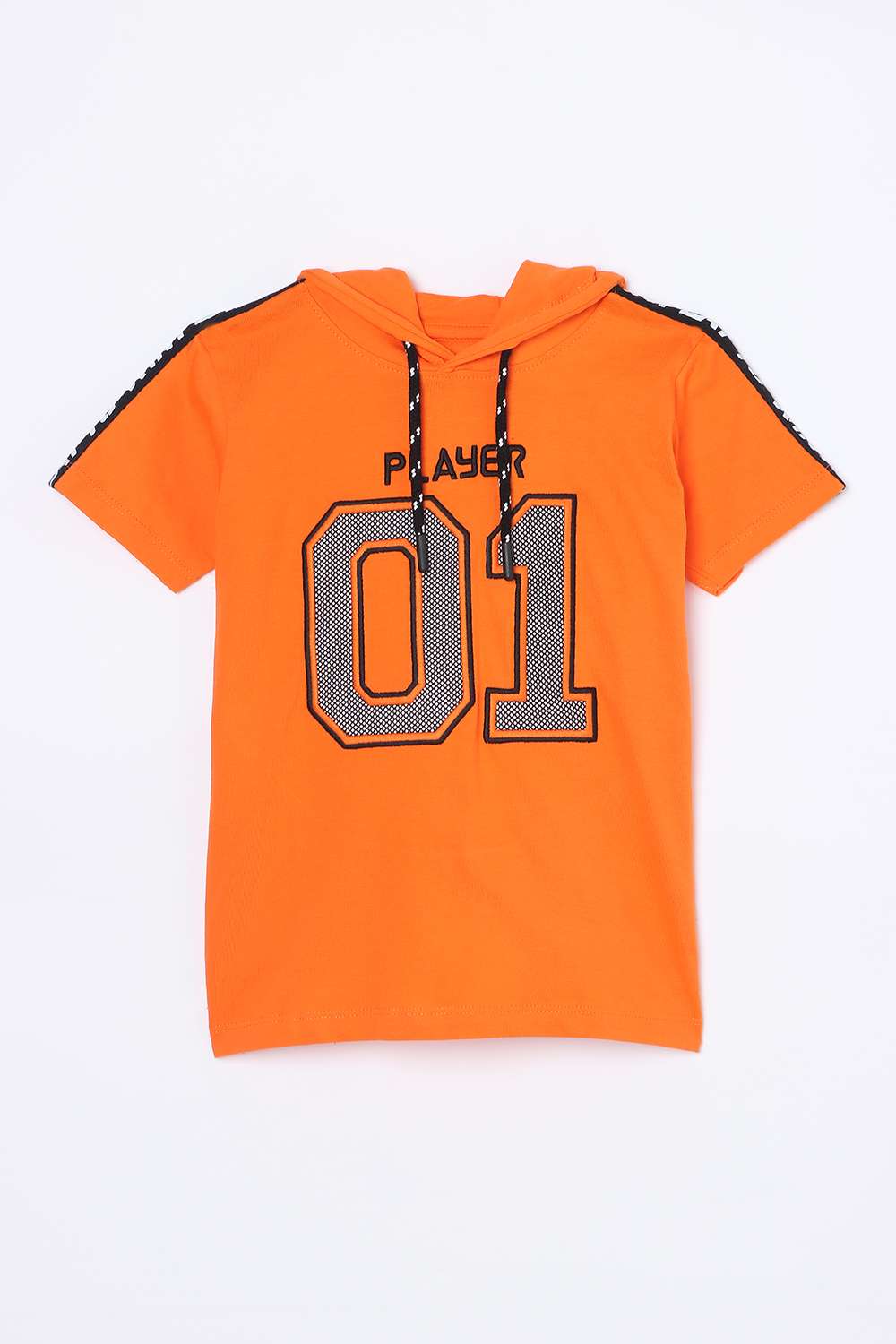 Graphic-Print-Cotton-Hooded-Boys-T-Shirt