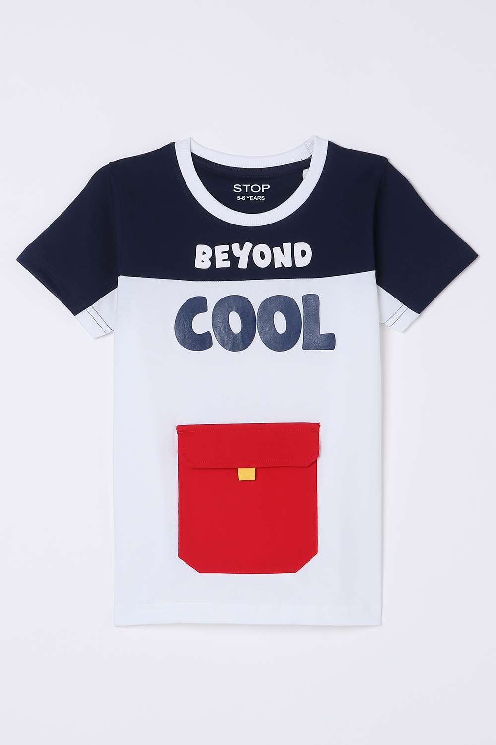 Solid-Cotton-Round-Neck-Boys-Casual-Wear-T-Shirt