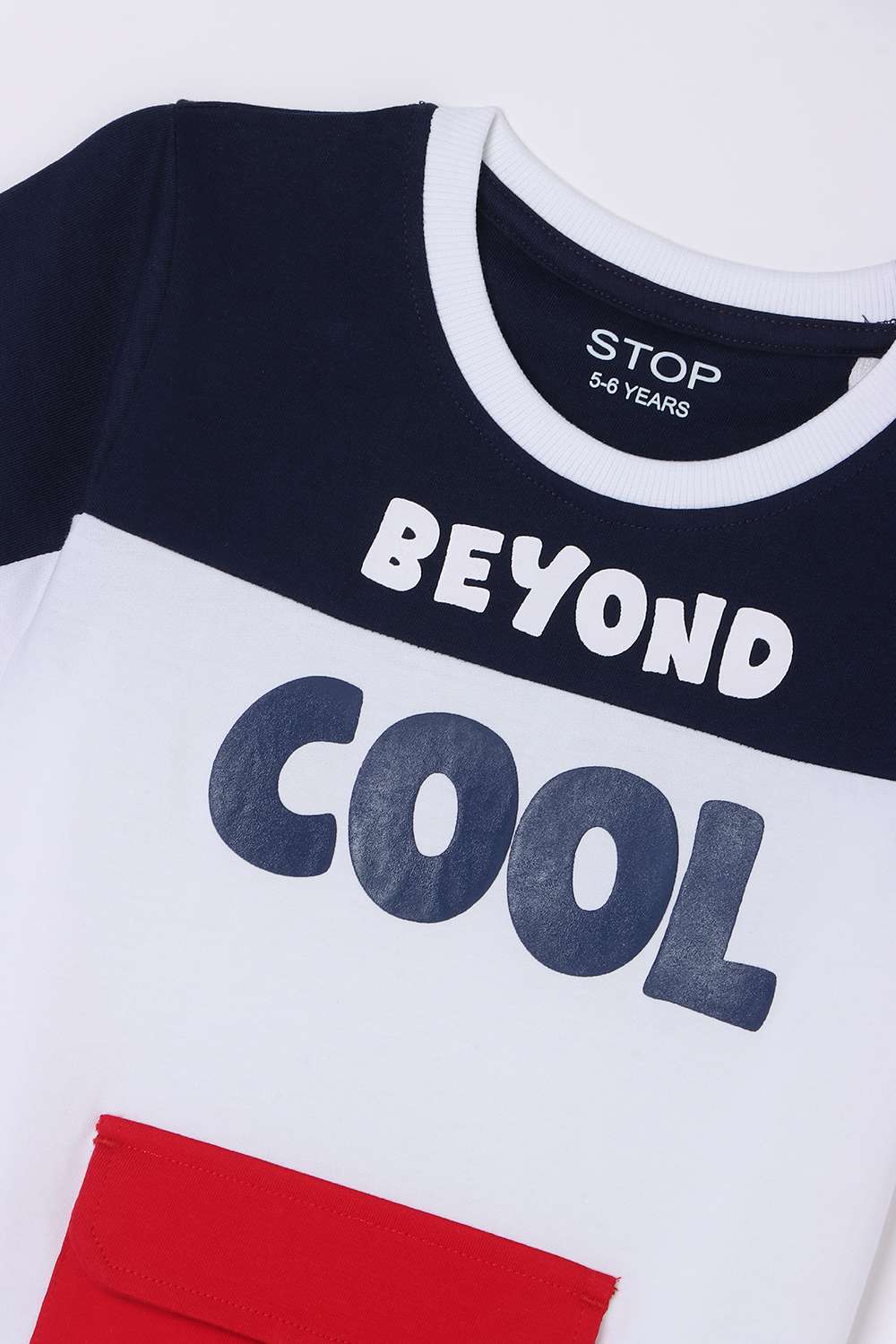 Solid-Cotton-Round-Neck-Boys-Casual-Wear-T-Shirt