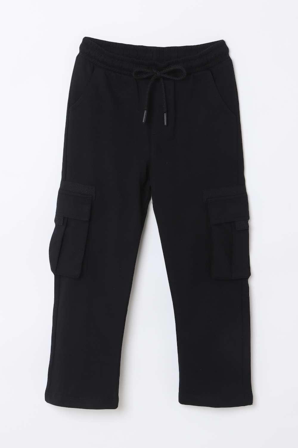 Solid-Cotton-Relaxed-Fit-Boys-Track-Pants