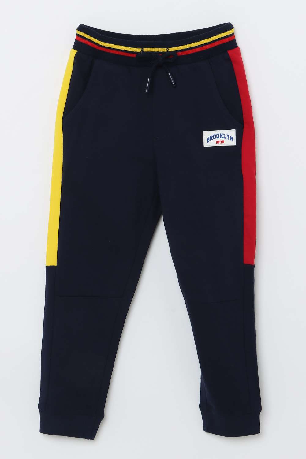 Solid-Cotton-Tapered-Fit-Boys-Track-Pants