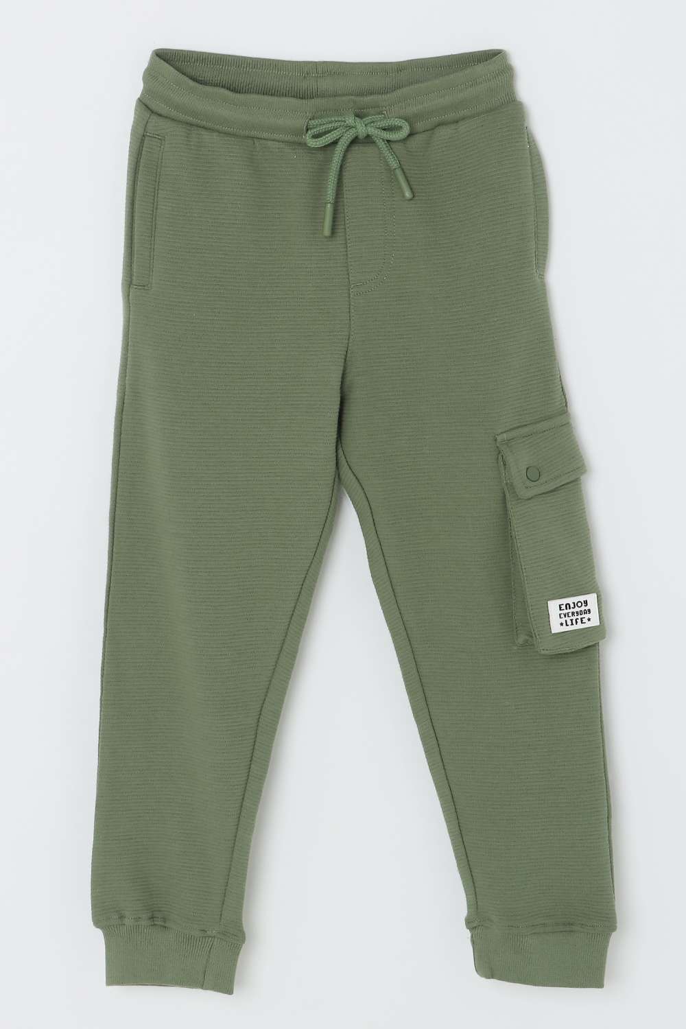 Solid-Cotton-Slim-Fit-Ankle-Length-Casual-Wear-Boys-Track-Pants