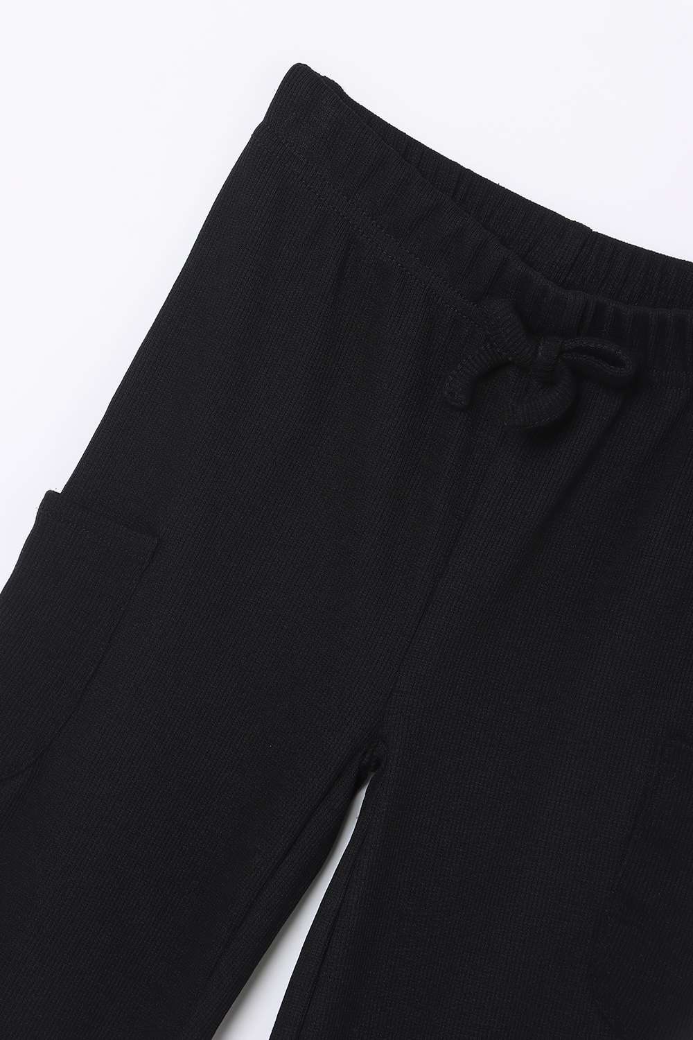 Blended-Fabric-Regular-Fit-Girls-Pants