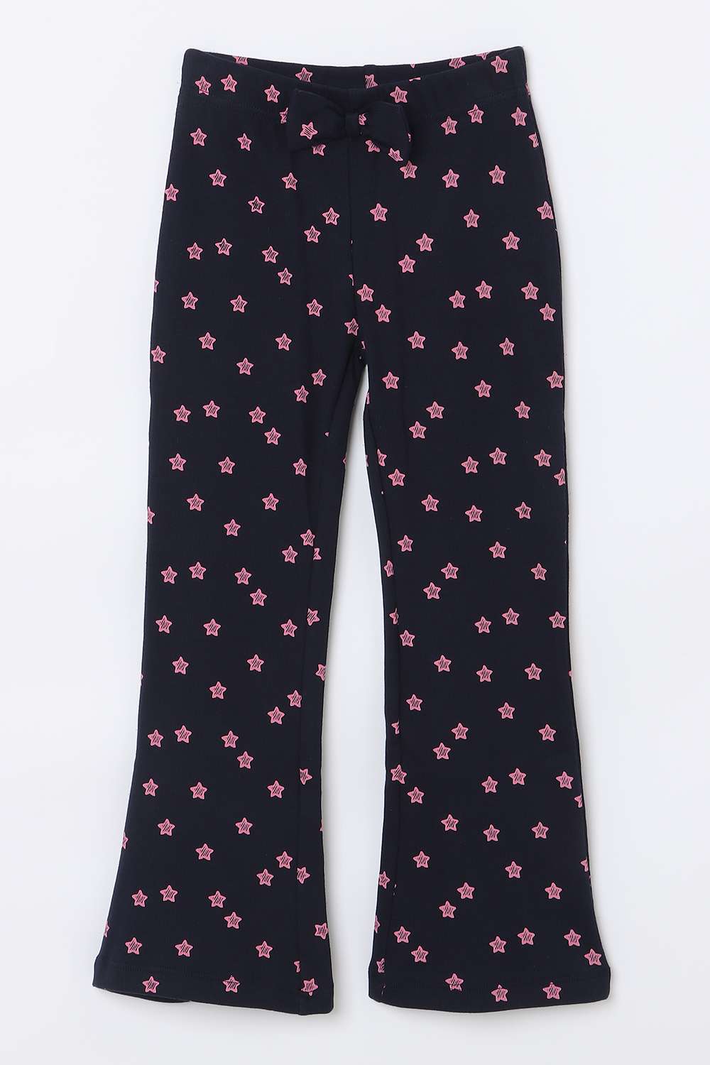 Blended-Fabric-Regular-Fit-Girls-Pants