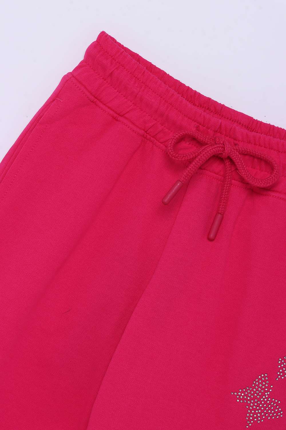 Solid-Cotton-Regular-Fit-Girls-Track-Pants