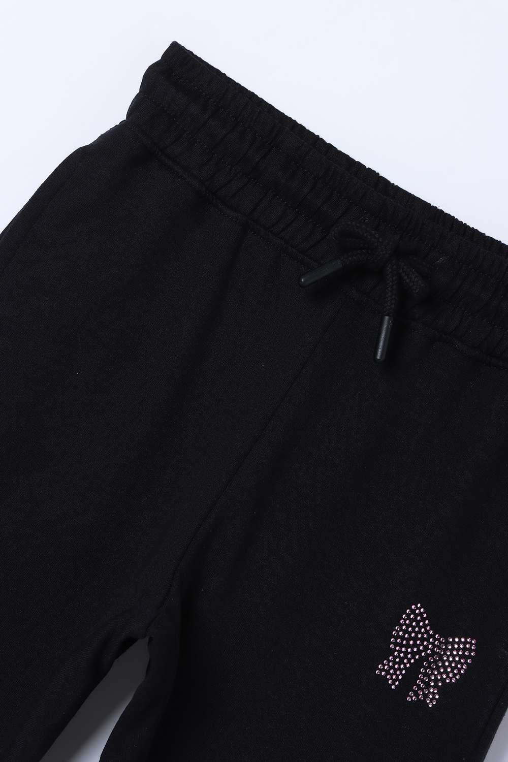 Blended-Fabric-Regular-Fit-Girls-Track-Pants