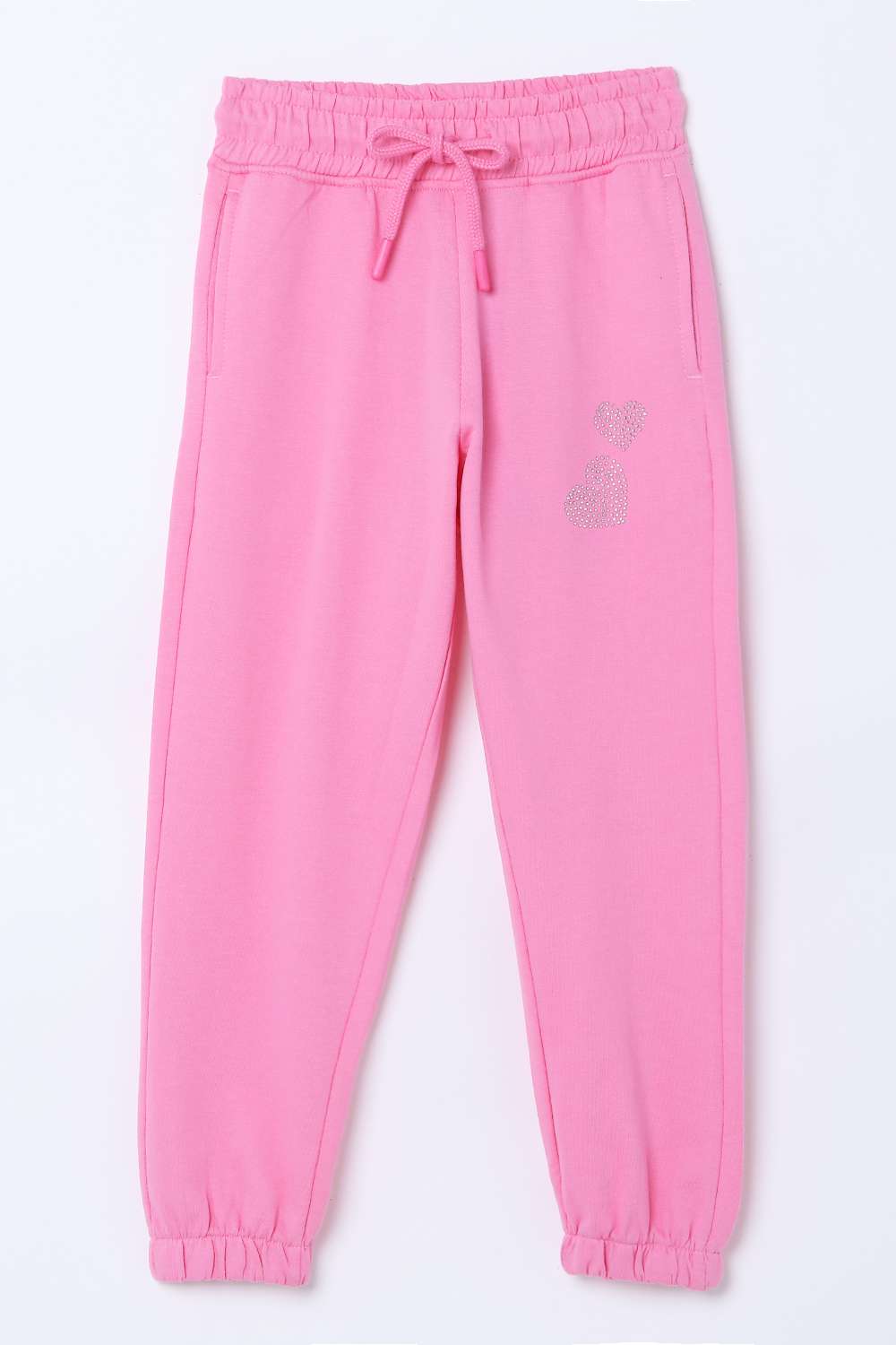 Blended-Fabric-Regular-Fit-Girls-Track-Pants