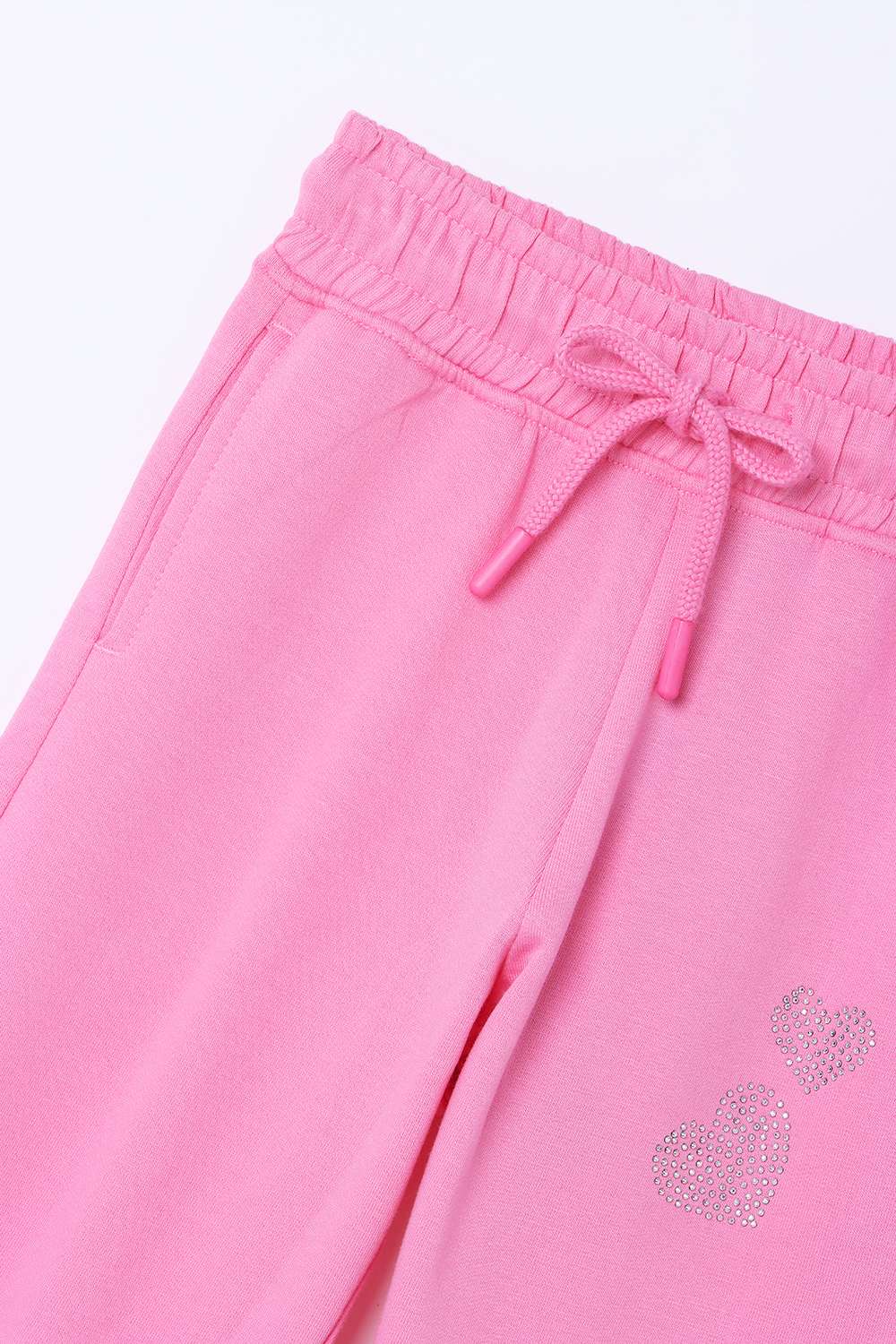 Blended-Fabric-Regular-Fit-Girls-Track-Pants