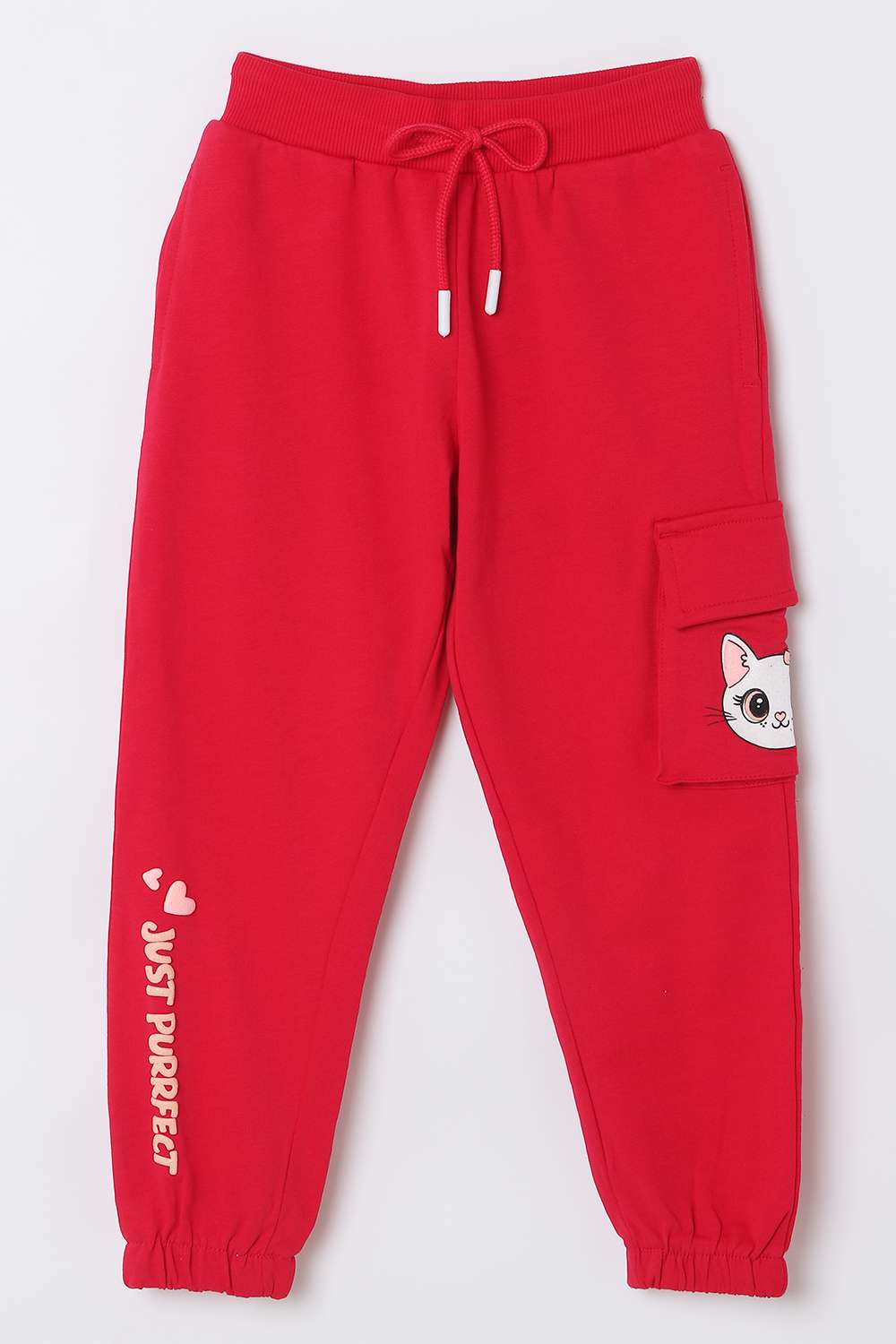 Graphic-Print-Cotton-Regular-Fit-Girls-Track-Pants