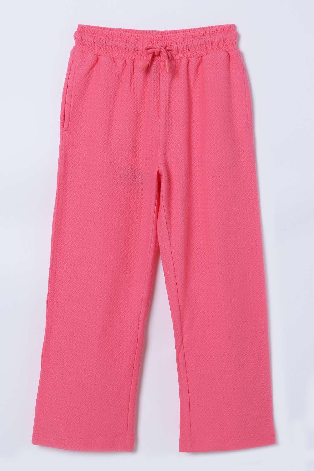 Blended-Fabric-Regular-Fit-Girls-Track-Pants