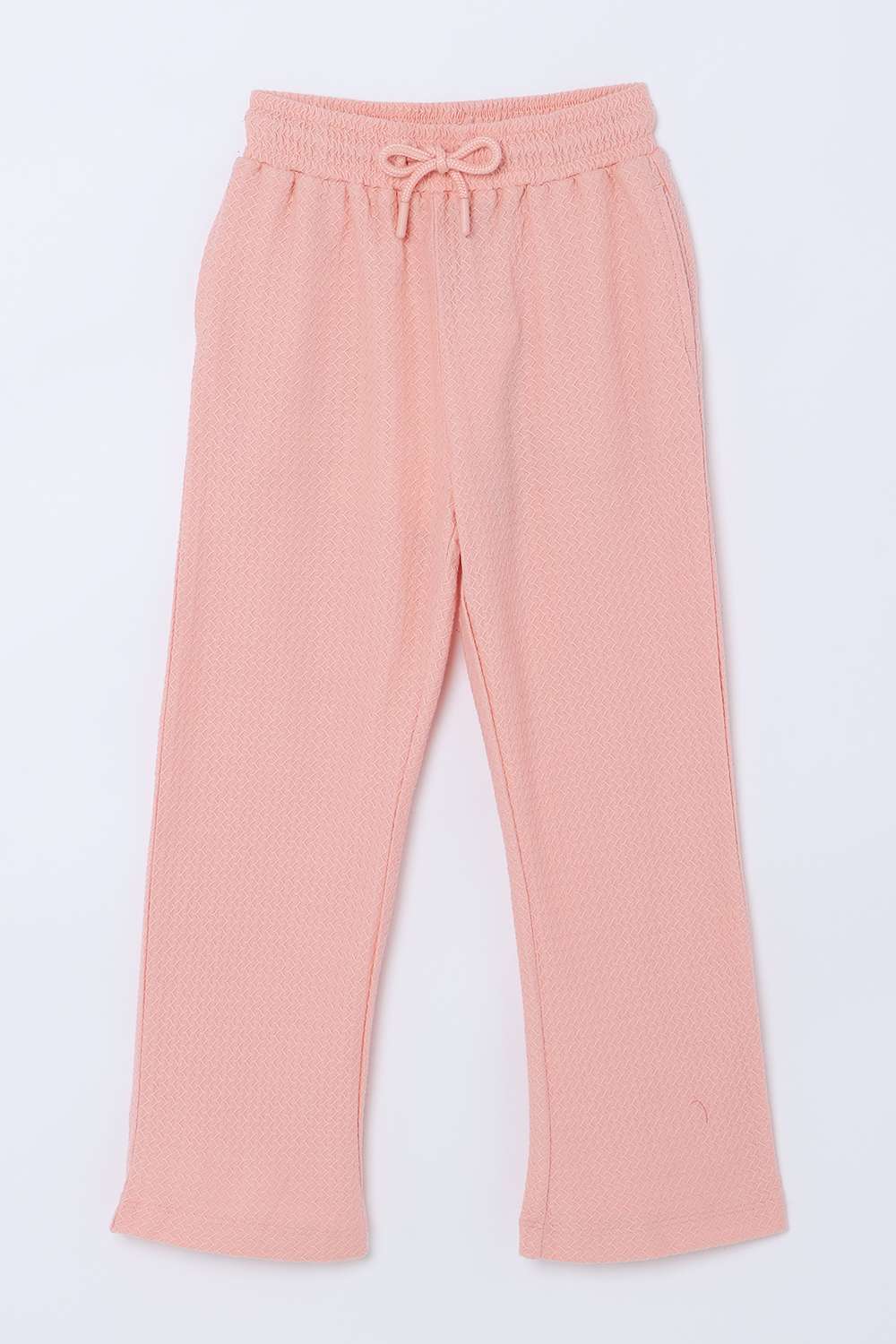 Textured-Cotton-Regular-Fit-Girls-Pants
