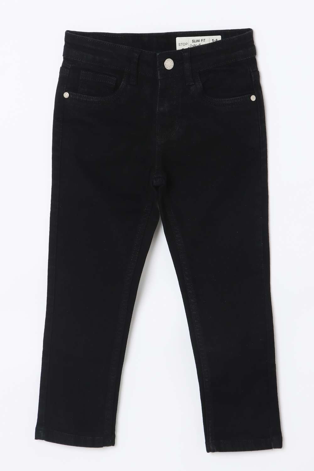 Solid-Denim-Slim-Fit-Girls-Jeans