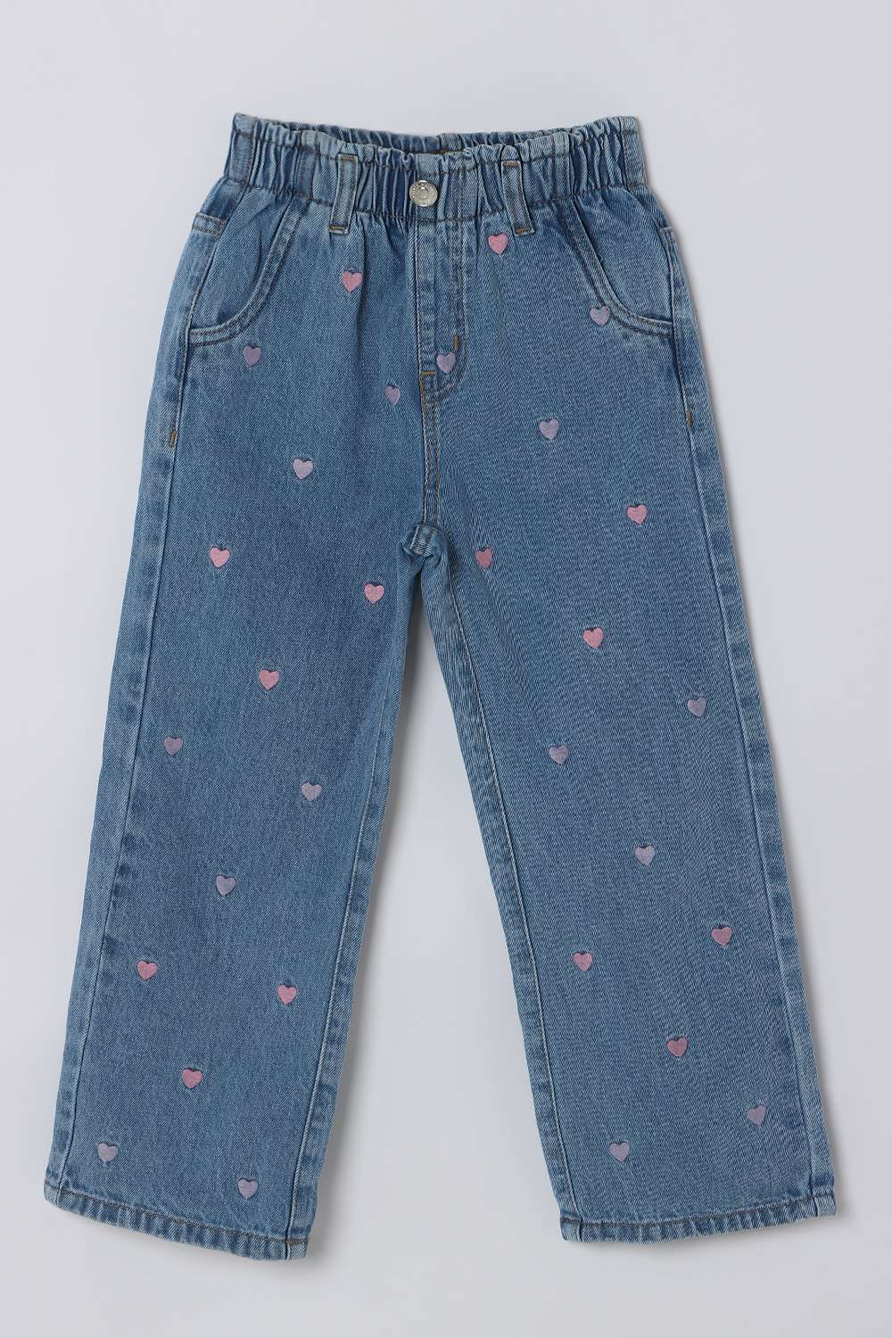 Joy-Buddies-Embroidered-Denim-Straight-Fit-Girls-Paperbag-Denim