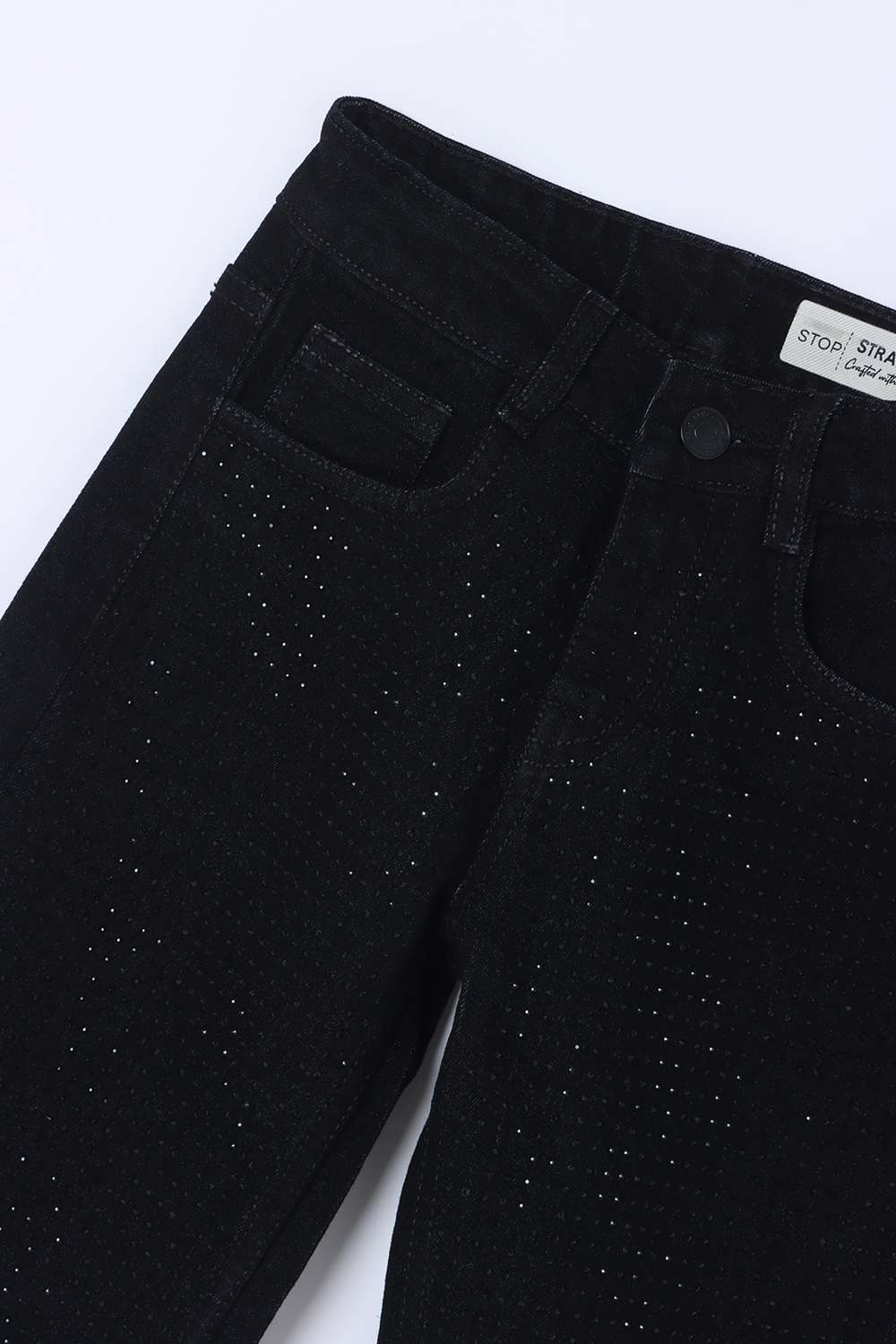 Embellished-Denim-Straight-Fit-Girls-Jeans