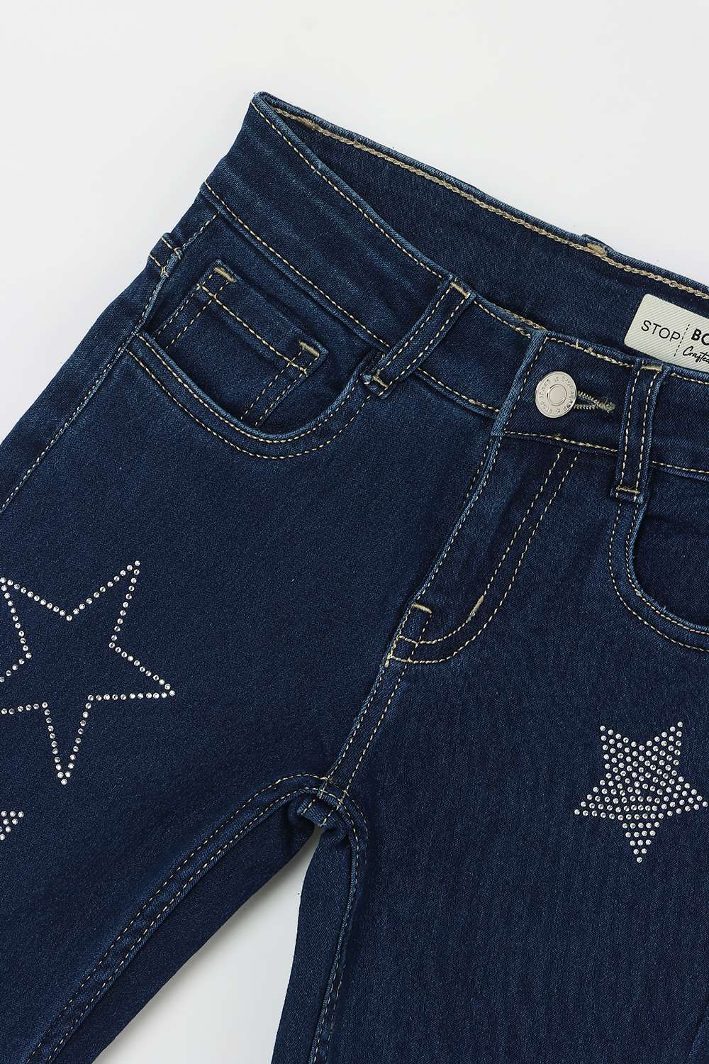 Solid-Denim-Bootcut-Fit-Girls-Jeans