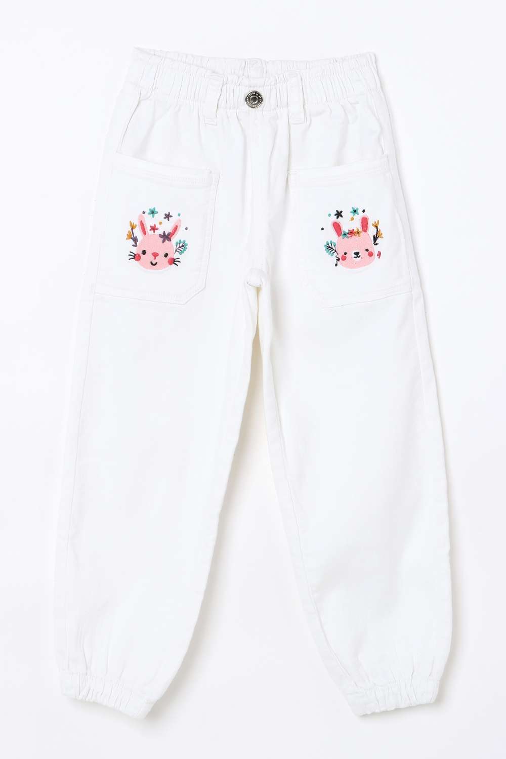 Solid-Cotton-Blend-Tapered-Fit-Girls-Jeans