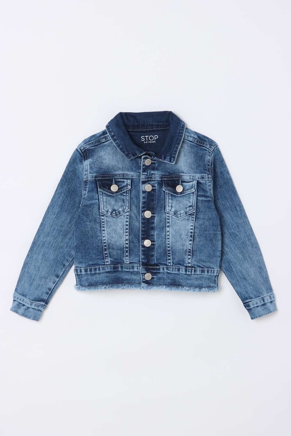 Blended-Fabric-Regular-Fit-Girls-Jacket