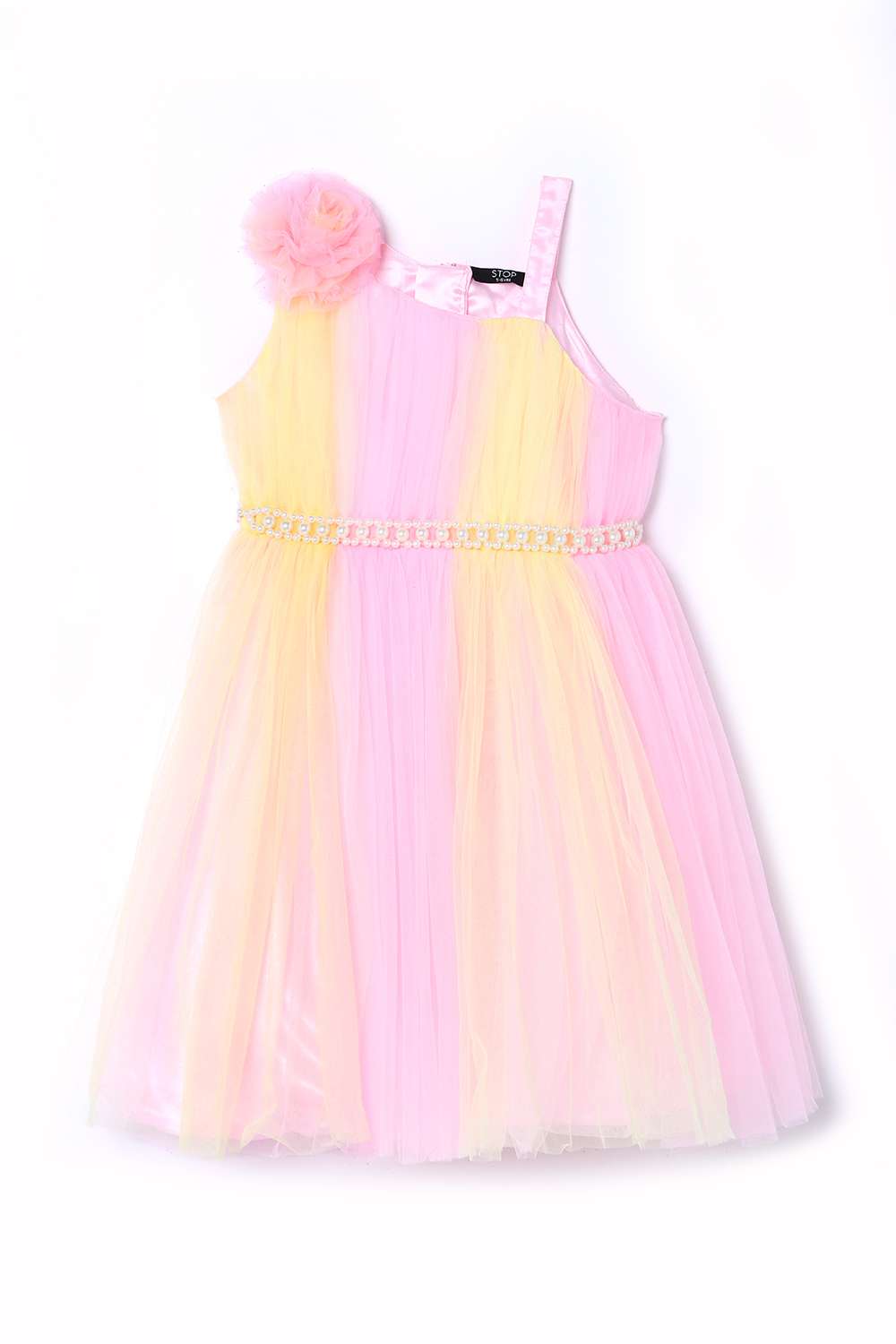 Blended-Fabric-Regular-Fit-Girls-Dress