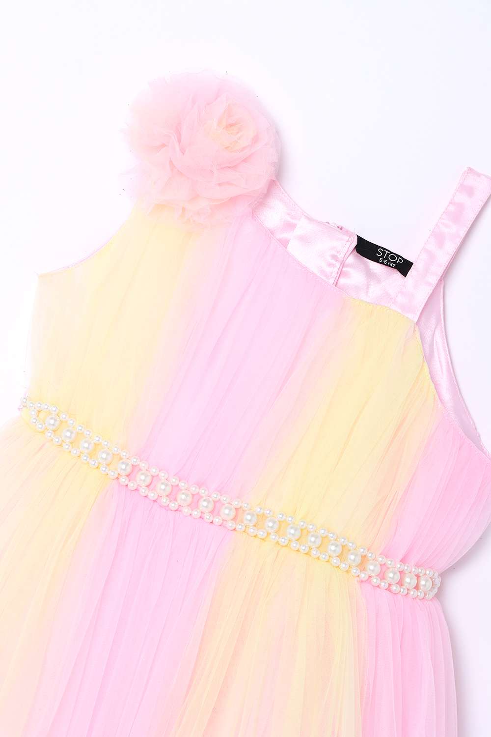 Blended-Fabric-Regular-Fit-Girls-Dress