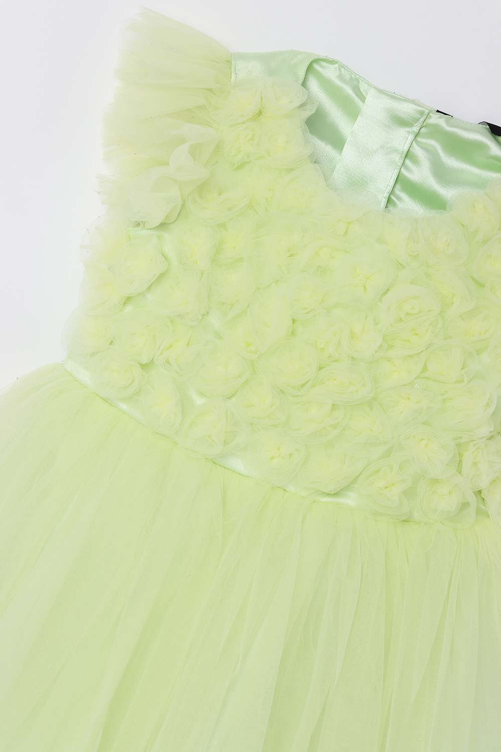 Solid-Polyester-Round-Neck-Girls-Casual-Wear-Dress