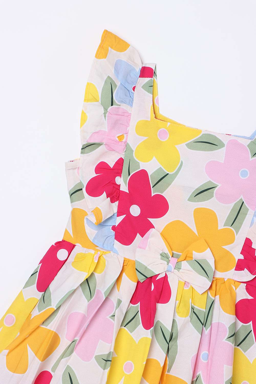 Printed-Cotton-Regular-Fit-Girls-Casual-Wear-Dress