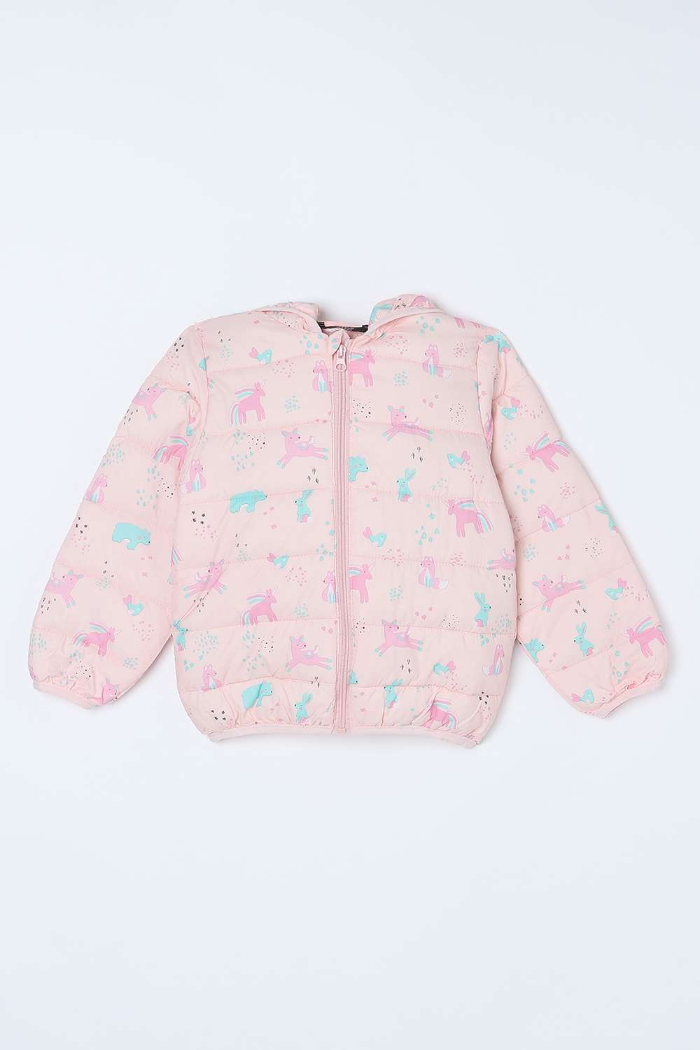 Solid-Polyester-Hooded-Girls-Jacket