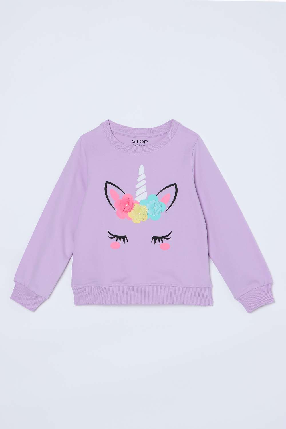Graphic-Print-Cotton-Full-Length-Girls-Clothing-Set