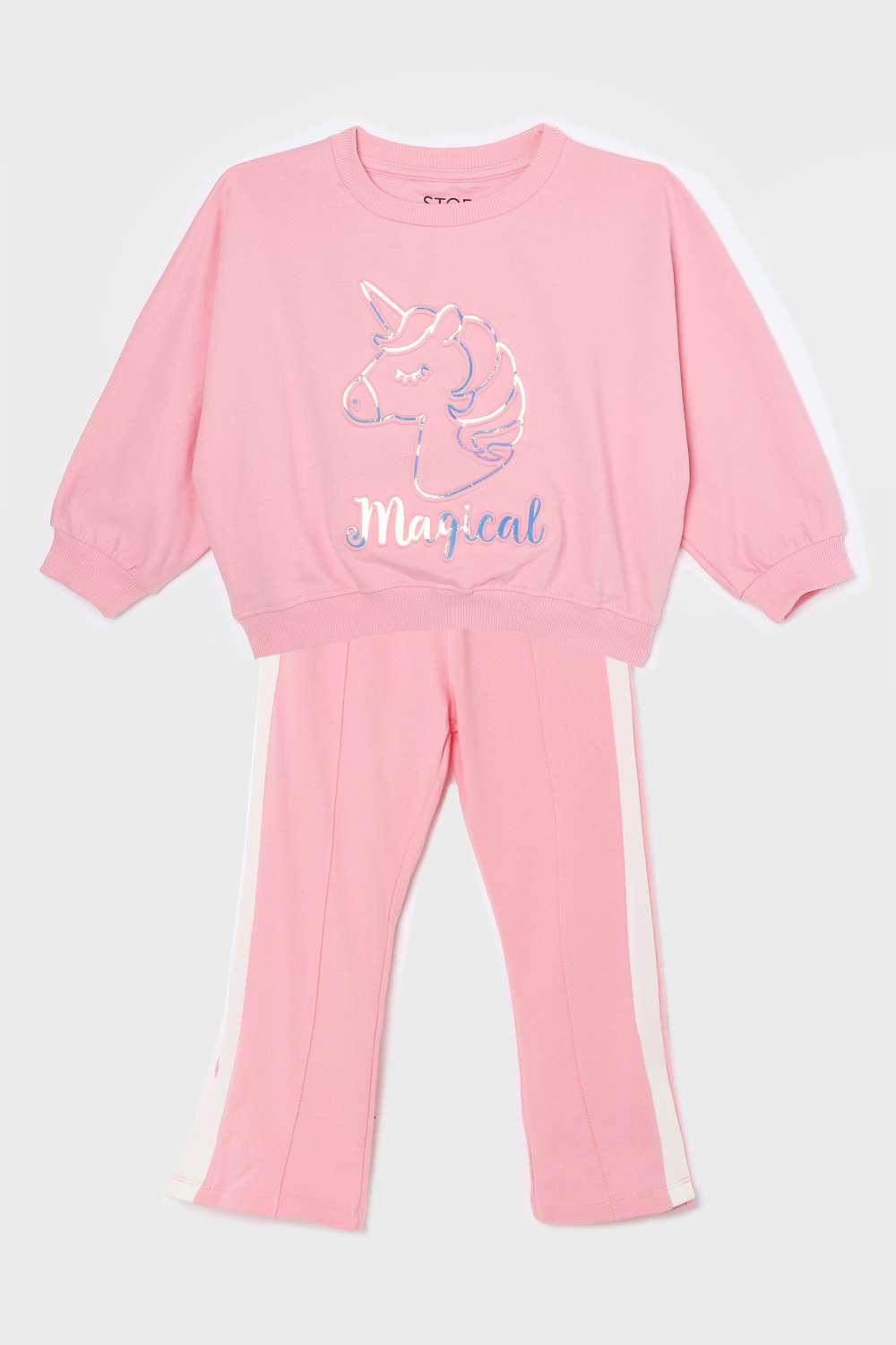 Graphic-Print-Cotton-Regular-Fit-Girls-Casual-Wear-Co-Ord-Set